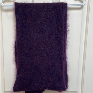 Mohair Wool Blend Italian Yarn Scarf - Gorgeous shade of purple - very soft